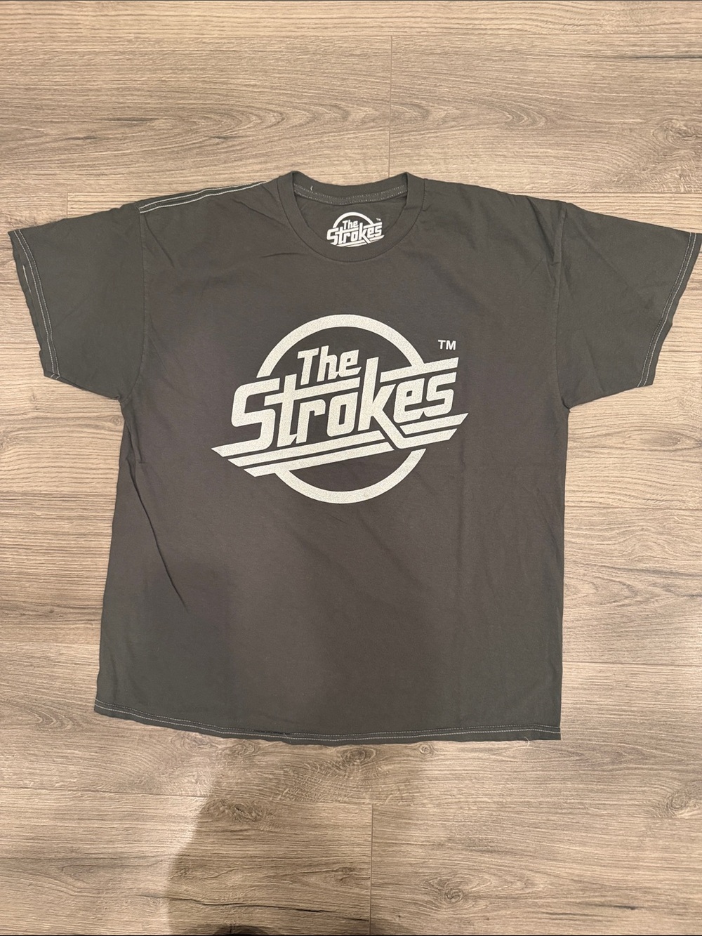 The Strokes Sparkle Logo Tee Women’s Size Large/Extra Large